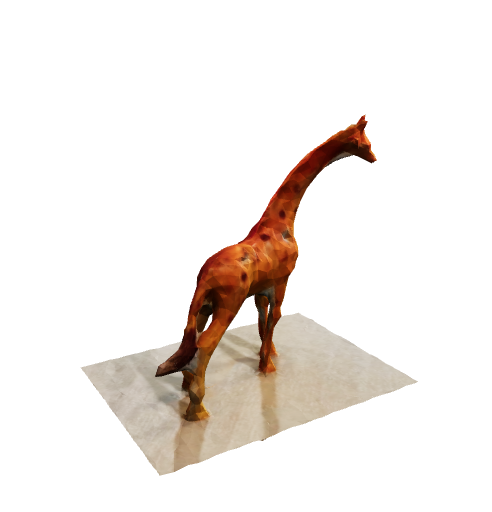 small orange figurine